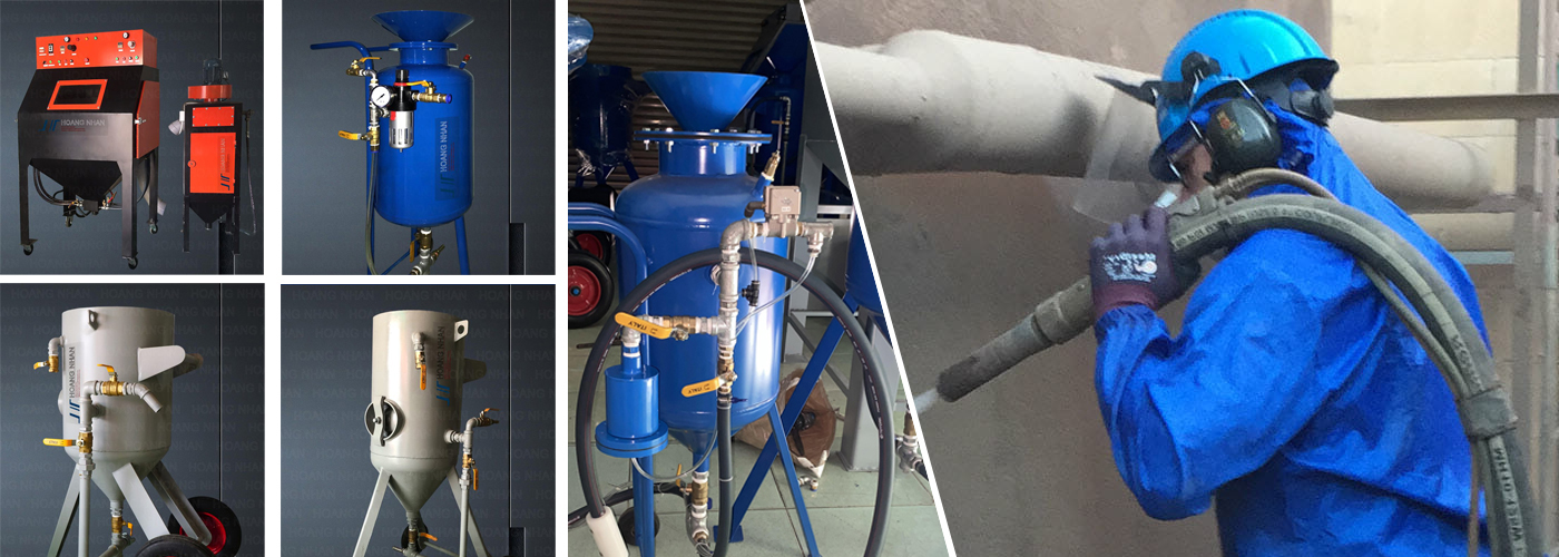 MÁY PHUN CÁT - CỐI PHUN CÁT