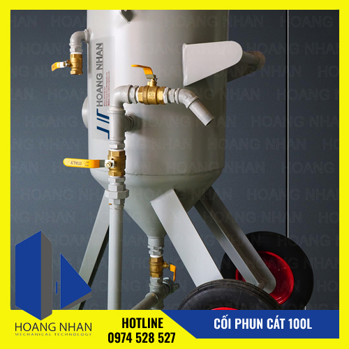 Cối phun cát 100 lít