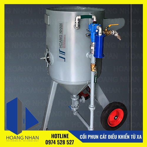 Cối phun cát điều khiển từ xa