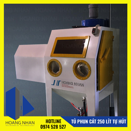 Tủ phun cát dung tích 250 lít tự hút