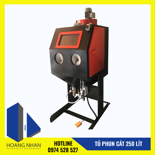 Tủ phun cát dung tích 250 lít